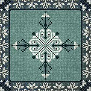 Mosaic Tiles Background Drucke: Mosaic tiles background, seamless vector pattern