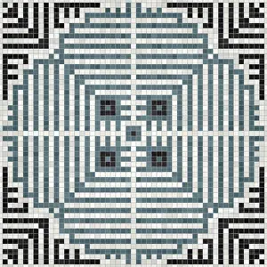 Mosaic Tiles Background Drucke: Mosaic tiles background, seamless vector pattern