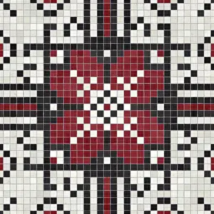 Mosaic Tiles Background Drucke: Mosaic tiles background, seamless vector pattern