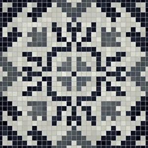 Mosaic Tile Background Drucke: Mosaic tiles background, seamless vector pattern
