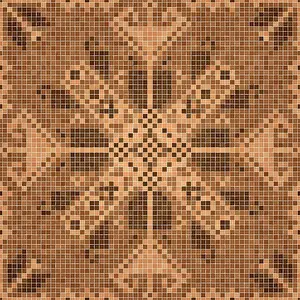 Mosaic Tiles Background Drucke: Mosaic tiles background, seamless vector pattern