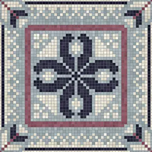 Mosaic Tiles Background Drucke: Mosaic tiles background, seamless vector pattern