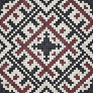 Mosaic Tile Background Drucke: Mosaic tiles background, seamless vector pattern