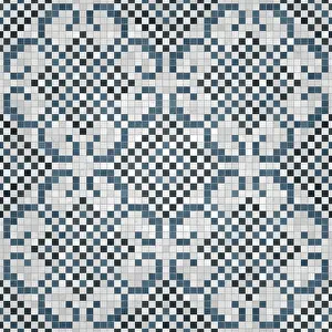 Mosaic Tiles Background Drucke: Mosaic tiles background, seamless vector pattern