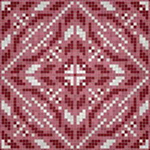 Mosaic Tile Background Drucke: Mosaic tiles background, seamless vector pattern