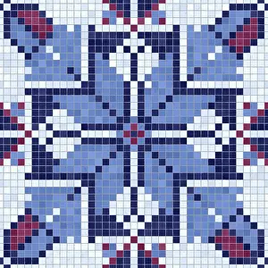 Drucke von Mosaik-Steinplatten-Hintergrund, lückenloser Vektormuster Moderne Gemälde Drucke: Mosaik-Kacheln-Hintergrund, lückenloser Vektormuster.