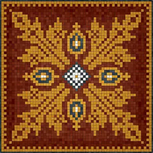 Mosaic Tiles Background Drucke: Mosaic tiles vector background