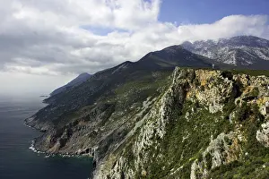 Drucke von Berg Athos, Griechenland Berg Athos Drucke: Berg Athos, Griechenland.