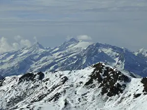 Zell Am See District Scenery Drucke: Mountain, mountains, wind, snow