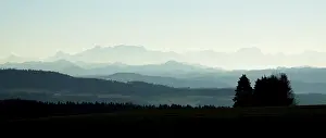 Swiss Mountains Drucke: The mountain names were assigned with the best of our knowledge