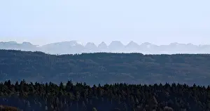 European Alpine Range Drucke: The mountain names were assigned with the best of our knowledge