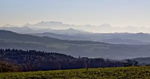Swiss Mountains Drucke: The mountain names were assigned with the best of our knowledge