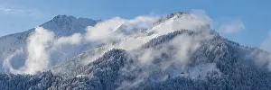 Deserted Forest In Winter Drucke: Mountain panorama from Sollereck