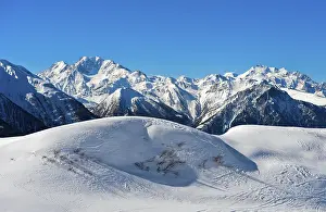 Valais Alps Mountain Range Drucke: Mountain range of the Valais Alps