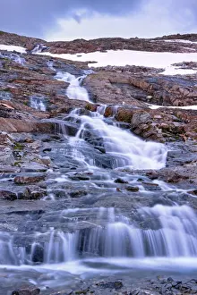 Deserted Mountain Stream Europe Drucke: Mountain stream in Blakkadal