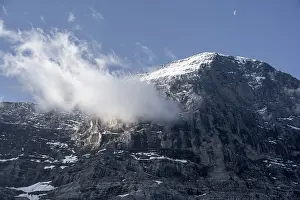 Bernese Alps Landscape Drucke: Mountain top, Eiger and Eiger north face