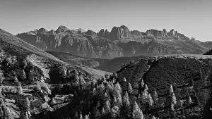 South Tyrol Italy Tourism Drucke: Mountainous landscape, the backdrop of the Dolomites