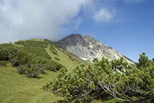 European Mountains Drucke: Mt. Mondscheinspitze, Karwendel Range
