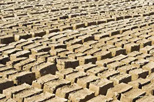 UNESCO World Heritage Site Kazakhstan Drucke: Mud Bricks, Pattern, Turkistan