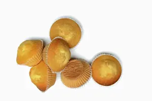 Baked Goods Pictures Drucke: Several muffins as cropped image