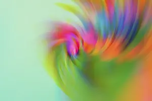 Colorful Decorative Item Drucke: Multi-coloured background with bright