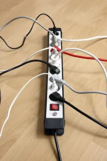 Electricity Tariff Cost Drucke: Multiple outlet strip, for connection of multiple electrical devices