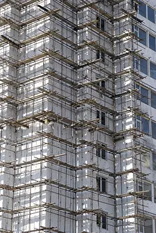 Residential Building Design Drucke: A multistorey panel building under construction