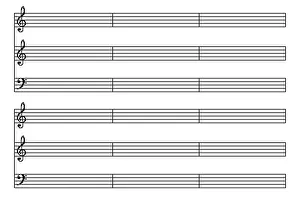 Sheet Music Notes Drucke: Music sheet