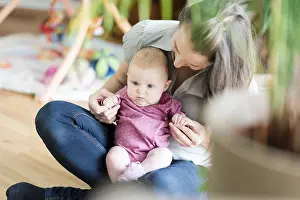 One Parent Family Drucke: Mutter mit Kleinkind, Mutter mit Kleinkind