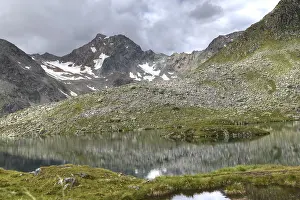 Tyrol Mountain Scenery Drucke: Mutterberger lakes, Mutterberger see