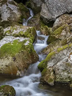 Austria Travel Photography Drucke: Myra Falls Stream, Muggendorf, Lower Austria