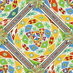 Najdi Style Seamless Pattern Drucke: Najdi style vector seamless pattern