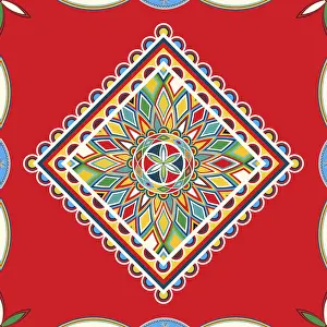 Najdi Style Vector Drucke: Najdi style vector seamless pattern