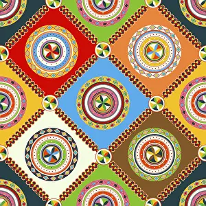 Najdi Style Vector Drucke: Najdi style vector seamless pattern