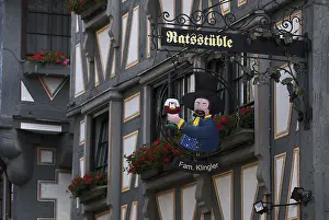 Unterschrift Drucke: Nasenschild Ratsstubel, inn
