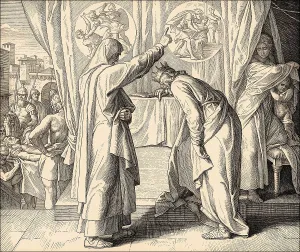 Christian Scripture Images Drucke: Nathan Confronts David, Old Testament