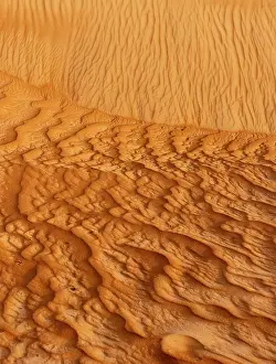 Middle East Arid Landscapes Drucke: Natural patterns and ripples in the sand
