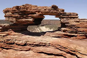 Environmental Conservation Area Drucke: Nature's Window, window rock along the Loop Walk Trail