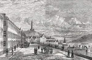 Scottish Cultural Heritage Site Drucke: The Nelson Monument, Edinburgh