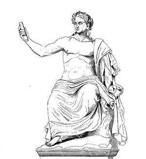 Historic Landmarks In Rome Drucke: Nerva, Marcus Cocceius Nerva Caesar Augustus