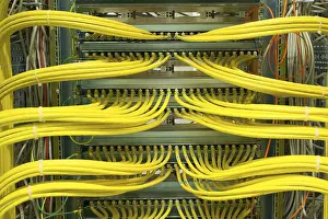 Data Transmission Equipment Drucke: Network LAN patch panel