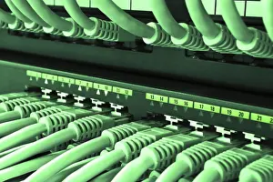 Electronic Communication Drucke: Network Switch Lan Network Switch LAN