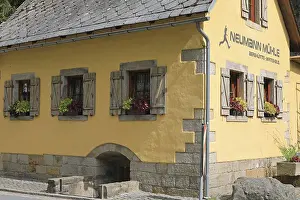 German Federal Republic Drucke: Neumann Mill, windows, shutters
