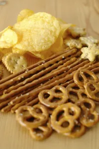 Eating Healthy Snacks Drucke: Nibbling