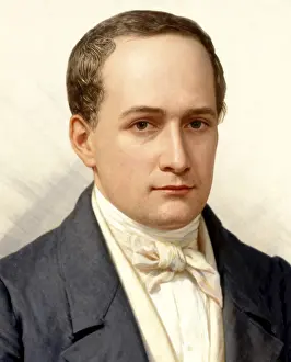 Historic Illustration Drucke: Nicephore or Joseph Niepce