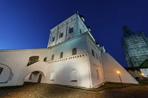 Trinity Cathedral Pskov Drucke: Nightshot of the Trinity Cathedral in Pskov