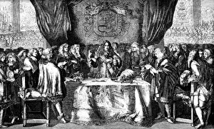 Netherlands History Drucke: The nomination of Prince of Orange