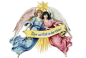 Advent Season Artwork Drucke: Nostalgic German illustration