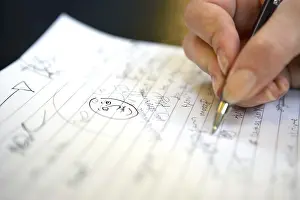 Close Up Notebook Drucke: Notes / notebook