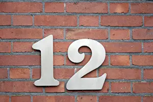 Red Brick Construction Drucke: Number, 12, number, bricks, red